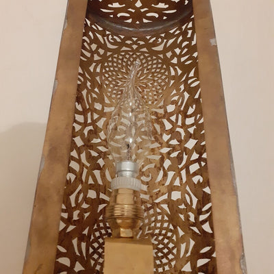 Luxurious Moroccan wall lamp, antique brass wall lamp  Handcraft