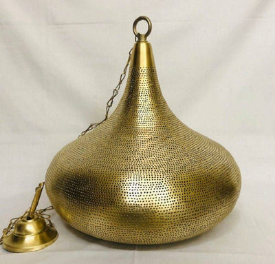 Handmade Moroccan Brass Pendant Light  Handcraft