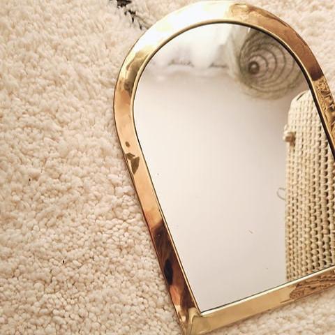 Handcrafted Moroccan Brass Mirror  Handcraft