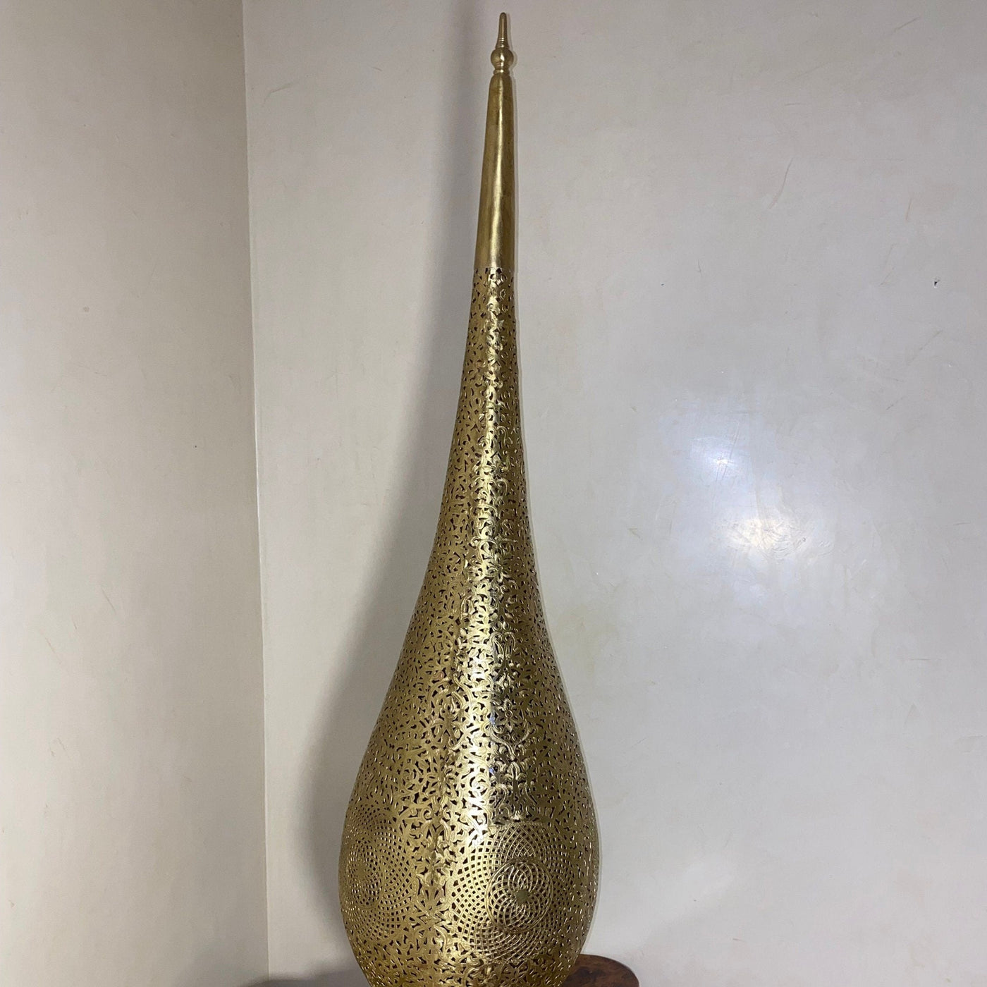 Handmade Moroccan Brass Table Lamp  Handcraft