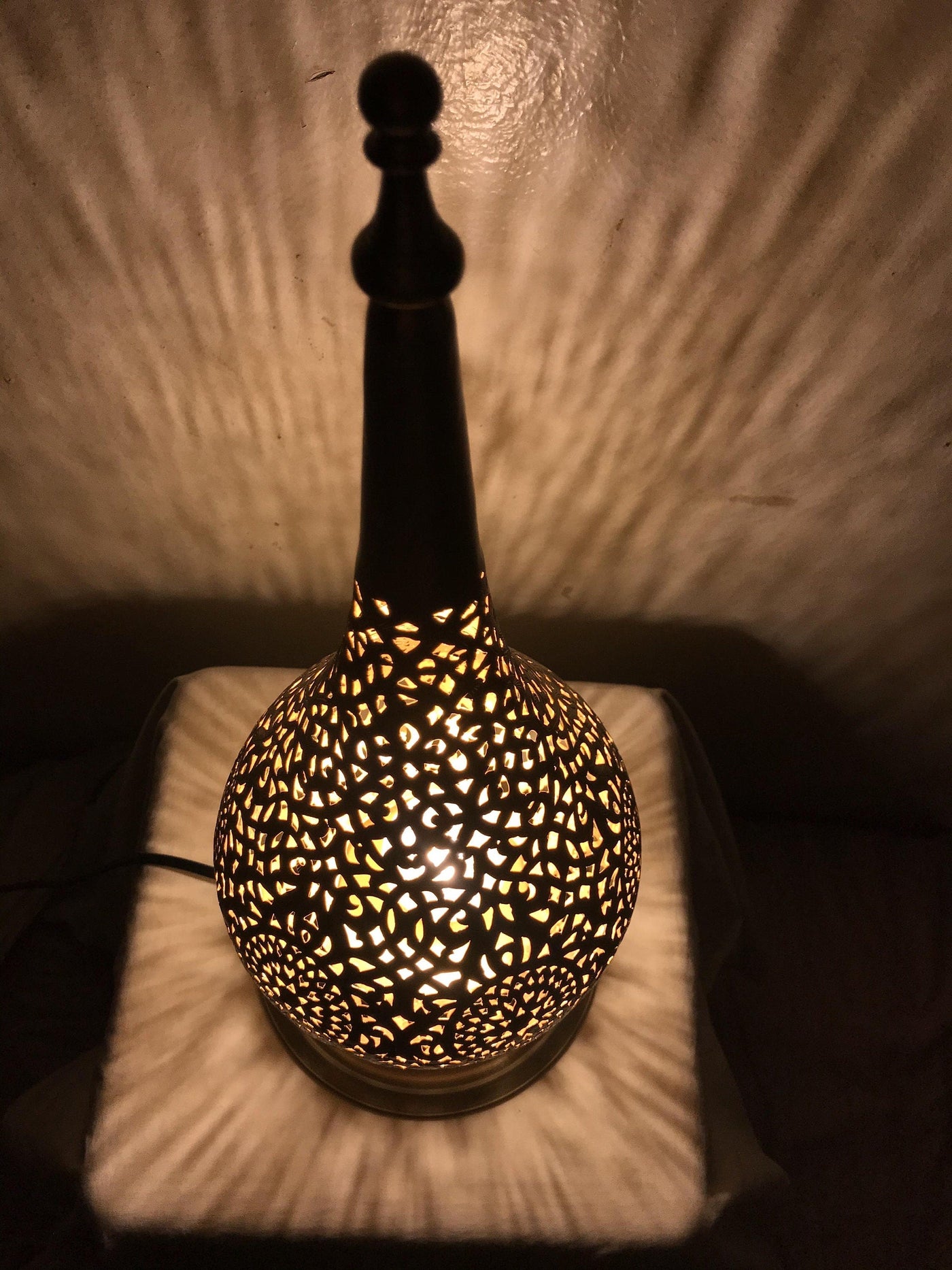 Moroccan Brass Floor Lamp Handmade