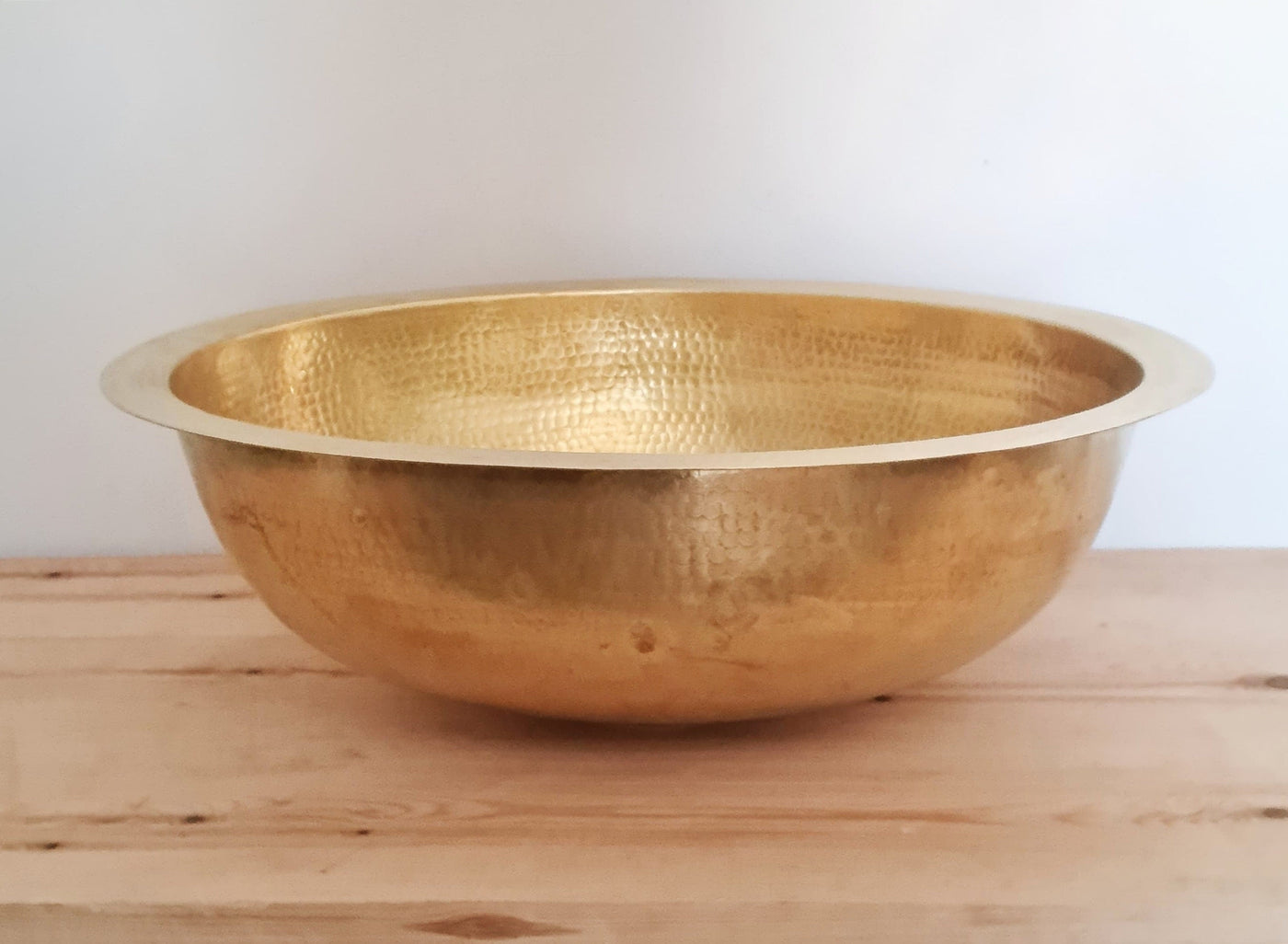 Custom Oval Brass Bathroom Sink  Handcraft