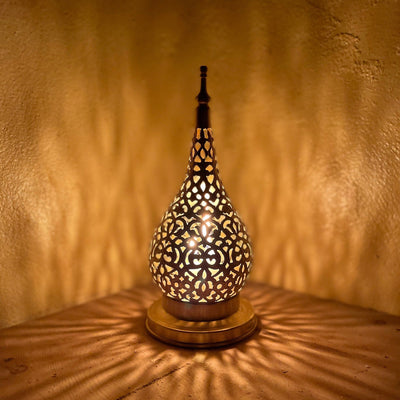 Handmade Moroccan Brass Candle Holder Lamp | Arabic Lantern  Handcraft