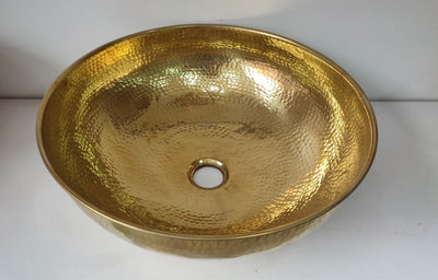 Custom Brass Bathroom Sink  Handcraft