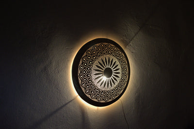 Moroccan Handmade Brass Wall Light - Decorative Wall Lamp  Handcraft