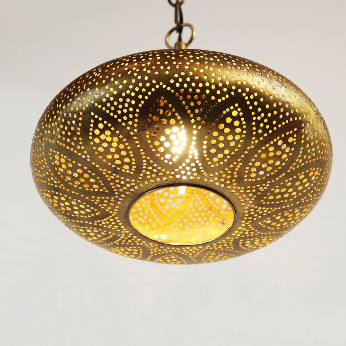 Moroccan Brass Ceiling Light  Handcraft