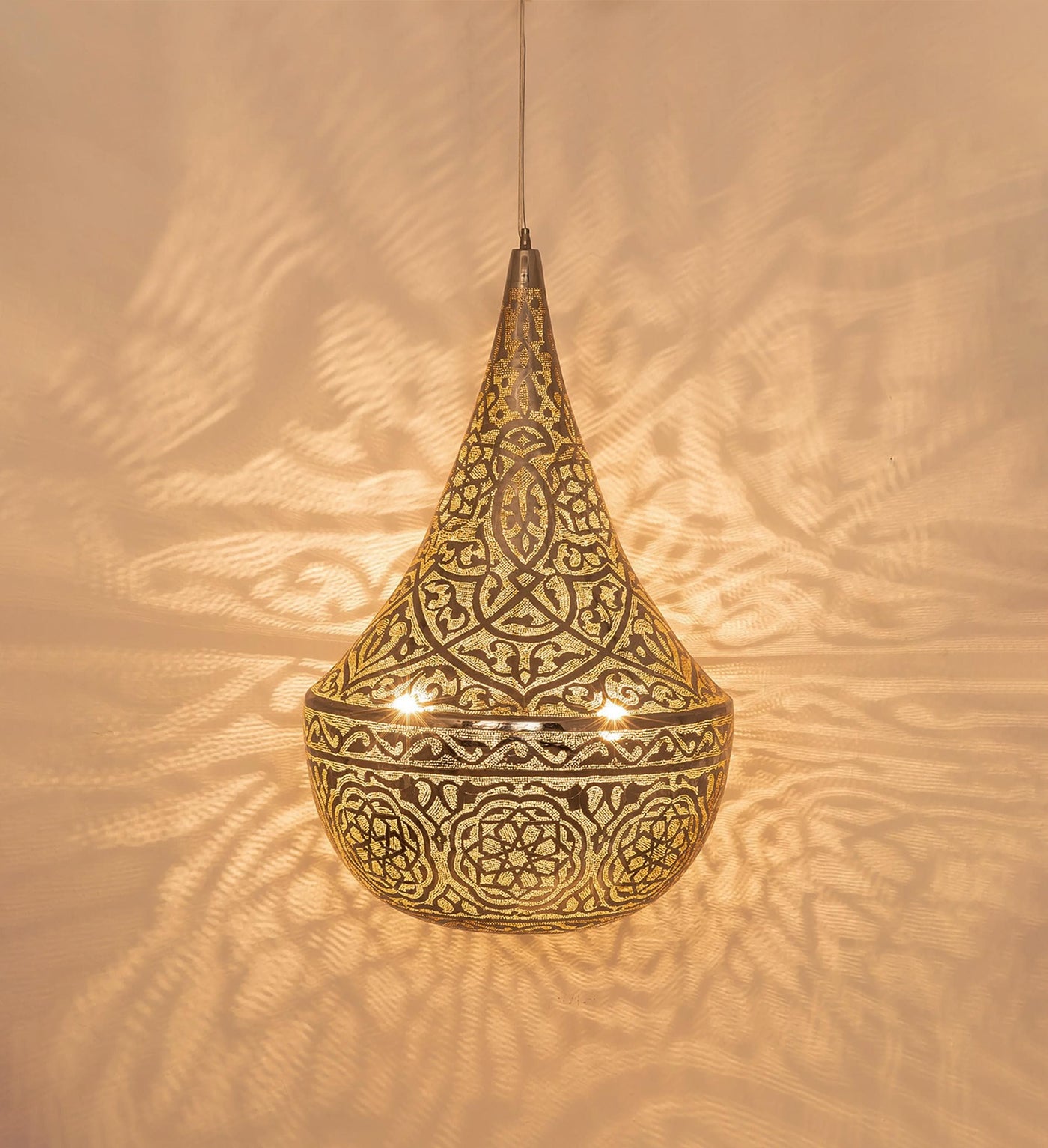 Handmade Moroccan Brass Pendant Light  Handcraft