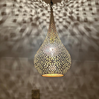 Handmade Moroccan Brass Ceiling Lamp Handcraft