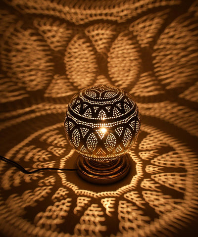 Handmade Moroccan Brass Lamp – A Timeless Piece of Art  Handcraft