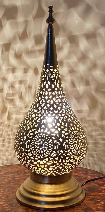 Moroccan brass Desk Lamp  Handcraft