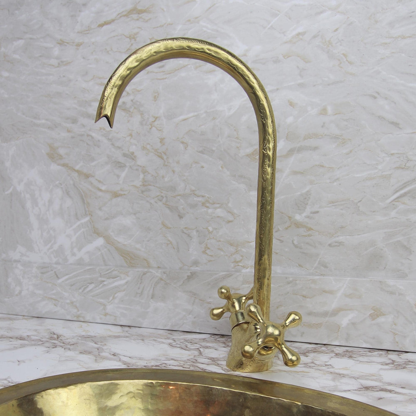 Handmade Solid Brass Faucet Handcraft