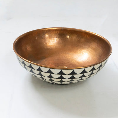 Vessel Sink Copper and Wood  Handcraft